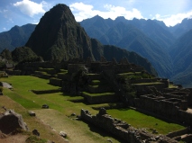 Machu Picchu 2,430m up.
