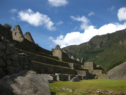 Many parts of Machu Picchu are still being restored today.